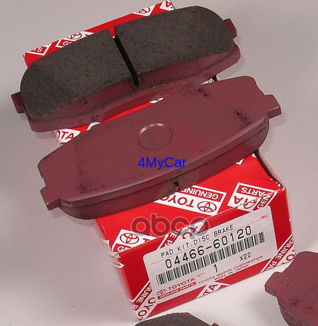 toyota, brake pad set Rear Axle, 04466-60120