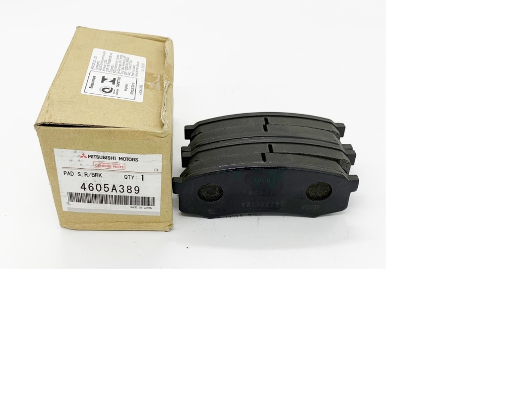 MITSUBISHI Pajero / Shogun IV Van (V80, V90), Brake pad set 4605A389 Rear Axle, excl. wear warning contact