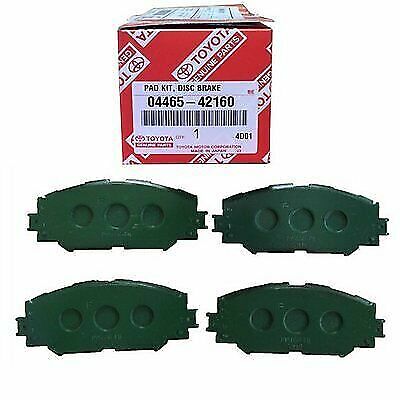 toyota, Brake pad set Front Axle, excl. wear warning contact, 04465-42160