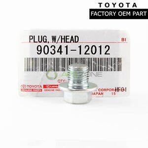 Toyota-PLUG(FOR OIL PAN DRAIN) + GASKET(FOR OIL PAN DRAIN PLUG) 90341-12012 / 90430-12031